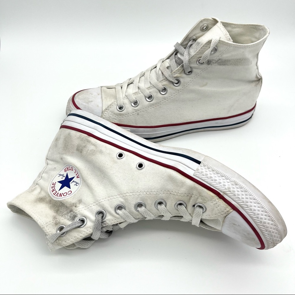 Converse White High Top Athletic Sneakers